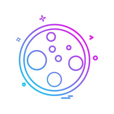 Tıbbi simge tasarım, renkli vektör çizim