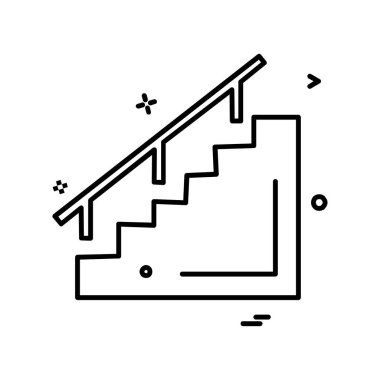 Çalışma araçlar simgesi tasarım, renkli vektör çizim 