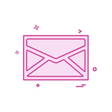 İleti simge tasarlamak vektör