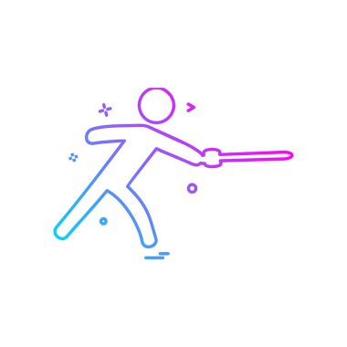 Kılıç simge tasarlamak vektör