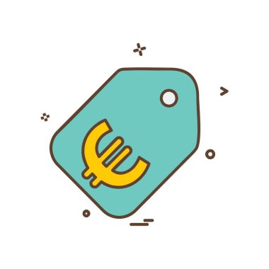 Satılık etiket simge tasarlamak vektör