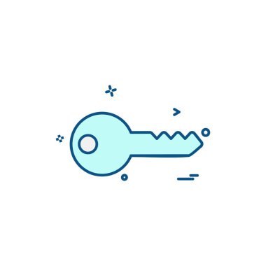 Güvenlik simgesi tasarım vektörü