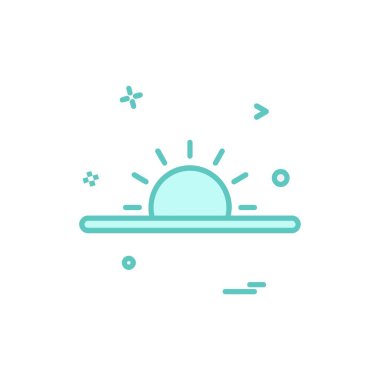 Hava simgesi tasarım vektörü