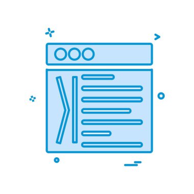 Web düzen simge tasarlamak vektör