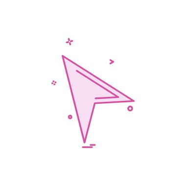 Ok simgesi tasarım vektörü