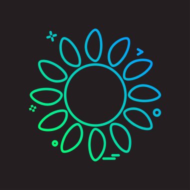 Hava simgesi tasarım vektörü