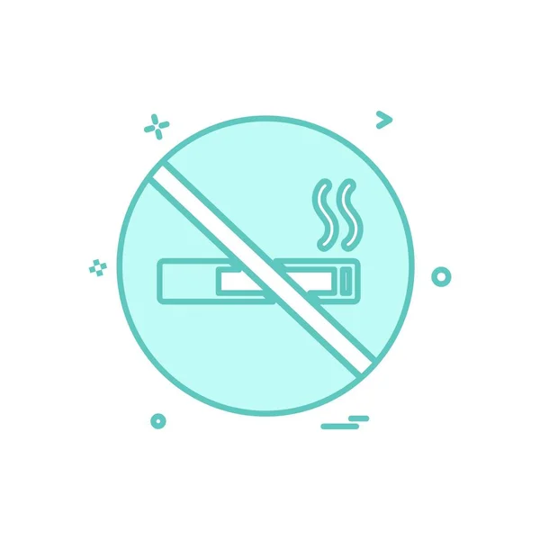 No smoking icon design vector