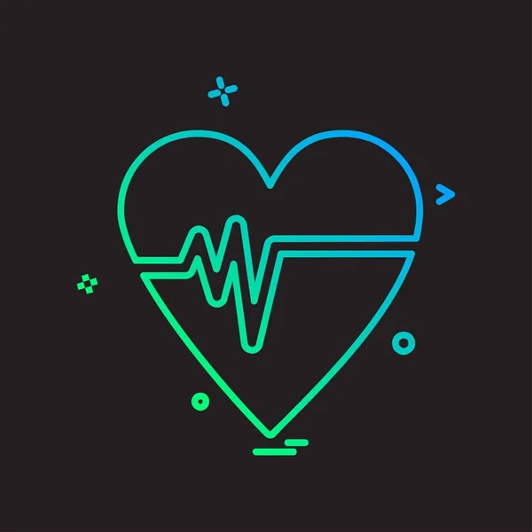 Valentine Day Icon Design Vecteur — Image vectorielle