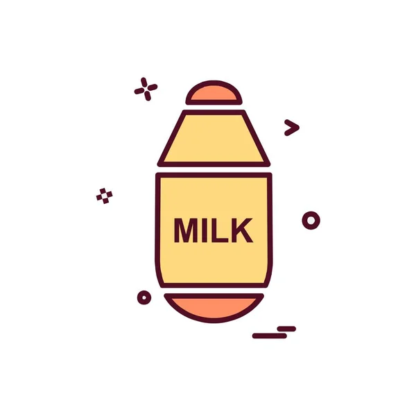 Вектор Дизайну Піктограм Молока — стоковий вектор