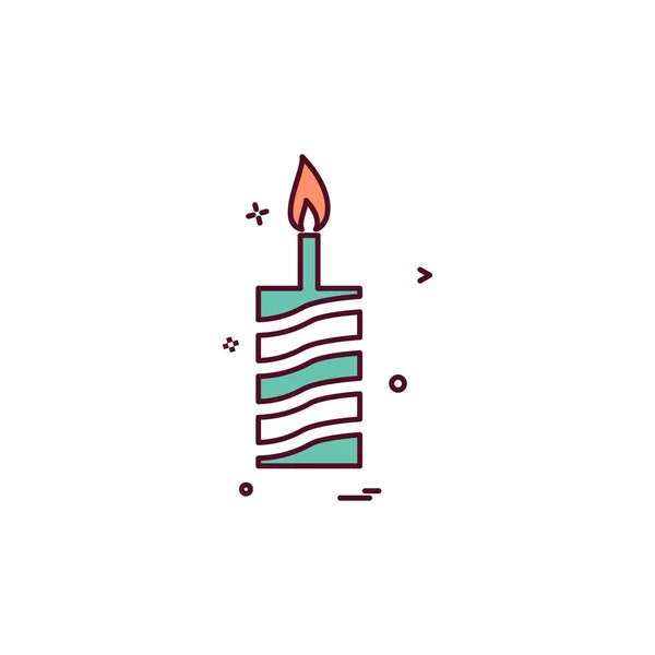 Birthday Icon Design Vector — Stock Vector