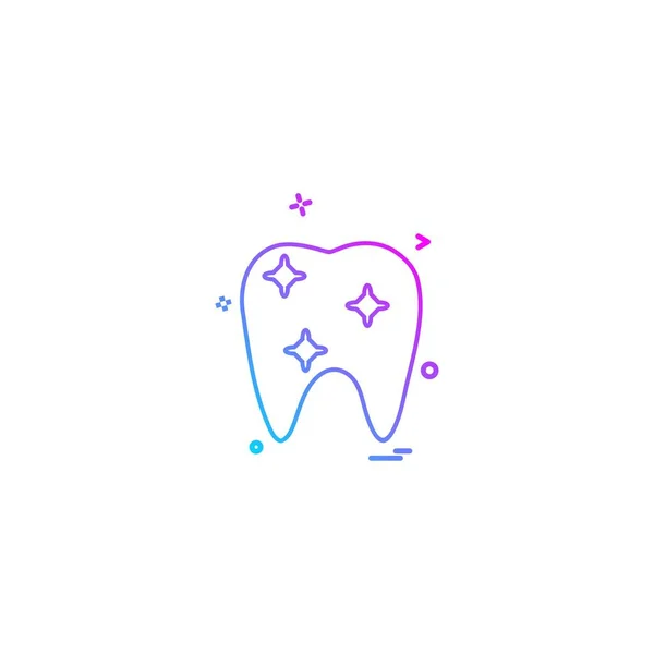 Dentista Dentário Ortodontia Médica Ortodontia Dente Ícone Vetor Desige — Vetor de Stock