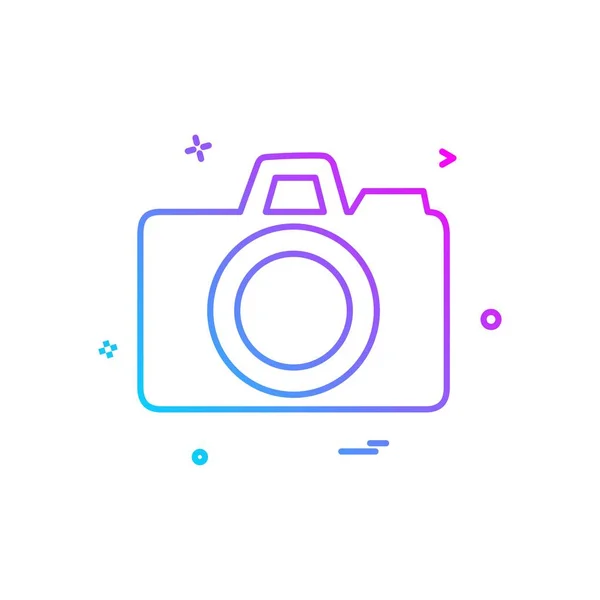 Ontwerp Camera Icoon Vector — Stockvector