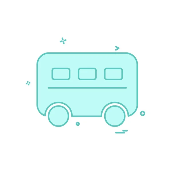 Van Vector Diseño Icono — Vector de stock