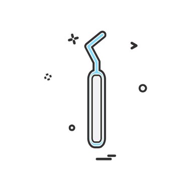 Tıbbi simge tasarım, renkli vektör çizim