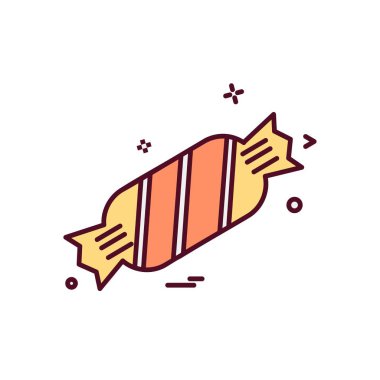 Şekerleme simge tasarlamak vektör