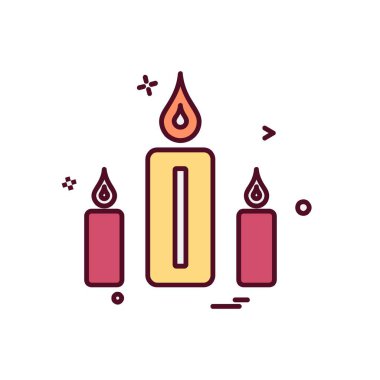 Mum simgesi tasarım vektörü