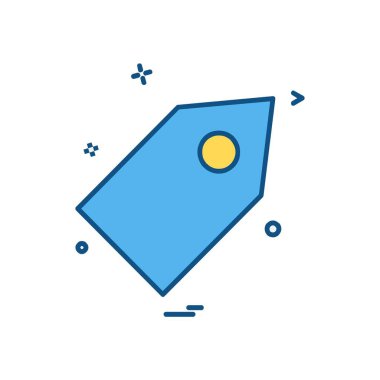 Satılık etiket simge tasarlamak vektör