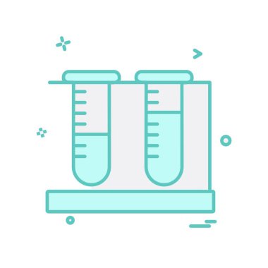 Beaker ikon tasarım vektörü