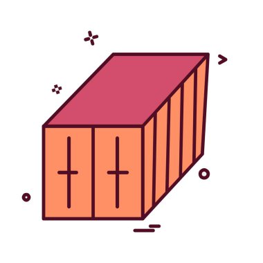 Taşıyıcı simgesi tasarım vektörü