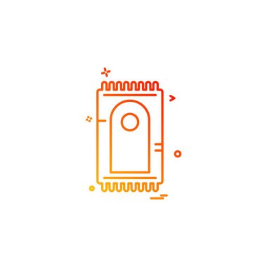 Dua mat simgesi tasarım vektörü 