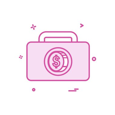 Doları simge tasarlamak vektör