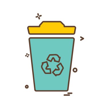 Saat simgesi tasarım vektörü