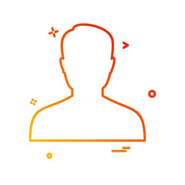 Avatar erkek simge tasarım vektörü