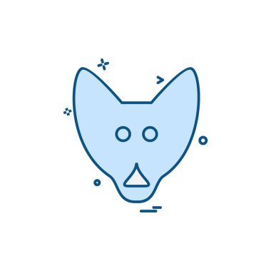 Hayvanlar simge tasarım vektörü 