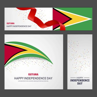 Mutlu Guyana Bağımsızlık Günü Banner ve Arkaplan Ayarları