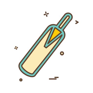 Kriket simgesi tasarım vektörü