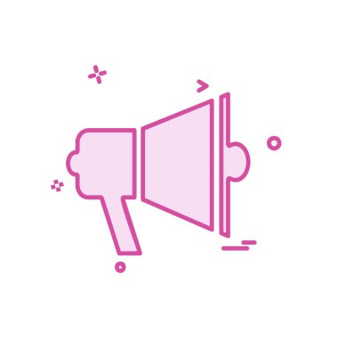 Hoparlör simge tasarlamak vektör 