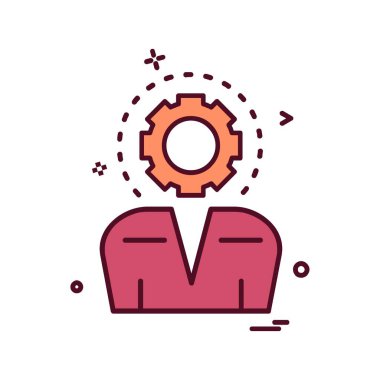 İş simgesi tasarım vektörü