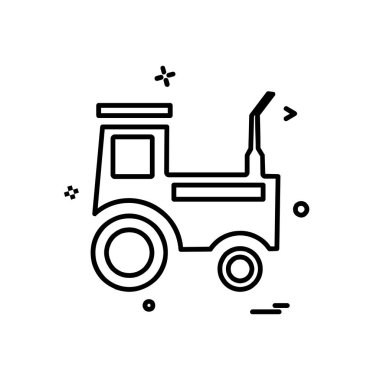 Kamyon simgesi tasarım vektörü