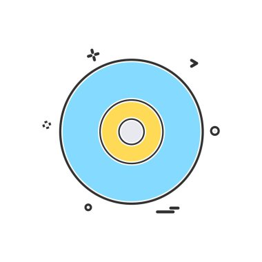 CD simge tasarlamak vektör