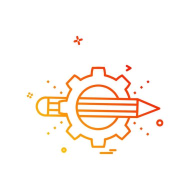 Eğitim simge tasarlamak vektör