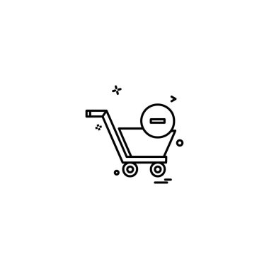 Alışveriş simge tasarlamak vektör 