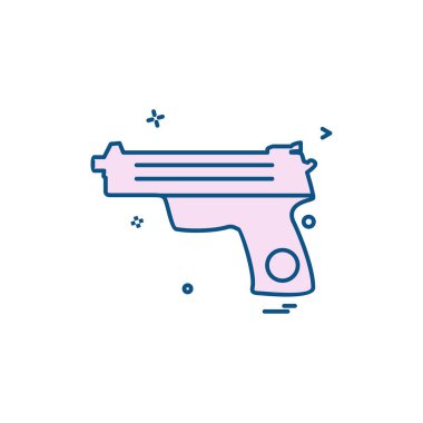 Silah simge tasarlamak vektör 