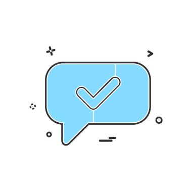 İleti simge tasarlamak vektör