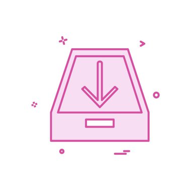 Simgesi tasarım, renkli vektör çizim İndiriyor