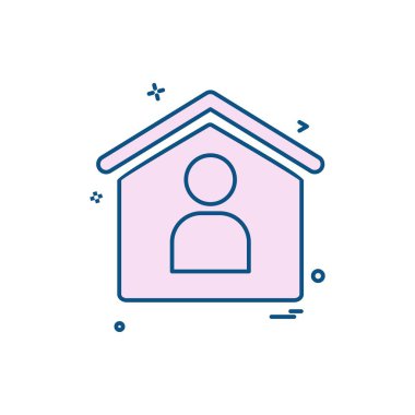 Emlak simge tasarlamak vektör