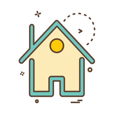 Emlak simge tasarlamak vektör