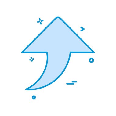 Ok simgesi tasarım vektörü