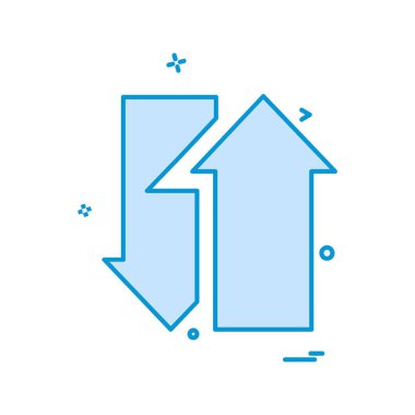 Ok simgesi tasarım vektörü