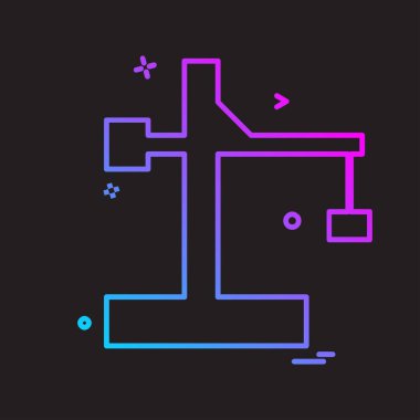 Vinç simge tasarlamak vektör