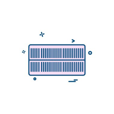 Banka simgesi tasarım vektörü 