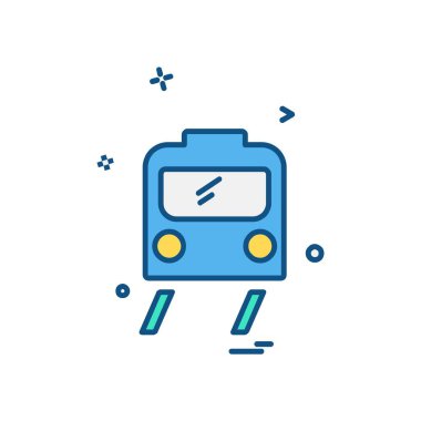 Araç simgesi tasarım, renkli vektör çizim