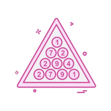 Snooker simge tasarlamak vektör