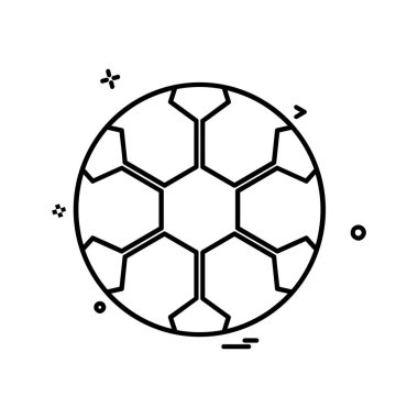 Topu simge tasarlamak vektör