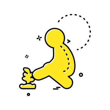 Simge tasarlamak vektör dikim