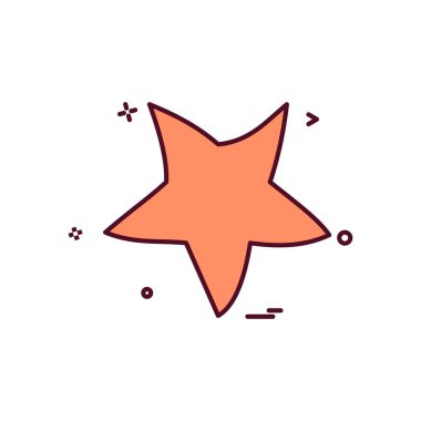 Beyaz arka plan üzerinde yıldız daire basit simgesi